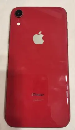 iPhoneXR NT062J/A 赤 64GB SIMロック有り 画面ヒビ割れ