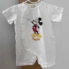 petit main ミッキーマウス半袖ロンパース 70cm