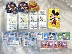 【希少】ディズニーチケットケース + ディズニーチケット(使用済み)まとめ売り❶