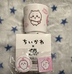 くら寿司コラボ　ちいかわ　湯呑み　缶バッジ　アクリルマグネット　セット