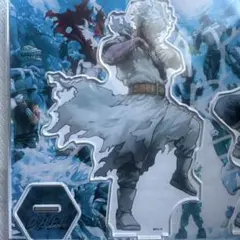 ヒロアカ 原画展 アクリルMEGAフィギュア ＆ アートコースター 荼毘