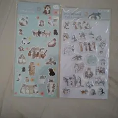 モフサンド　ぷくっとシールとフラットシールセット