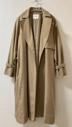 ちくや様定価2.7万 エカル 撥水中綿ステンカラーコート 24AW ロング