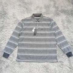 KANSAI YAMAMOTO HOMME 長袖ポロシャツ ボーダー LLのサムネイル