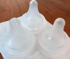 【美品】Pigeon ピジョン 母乳実感 SSサイズ 新生児用乳首 3個セット