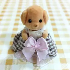 【ハンドメイド】シルバニア赤ちゃん用サイズのワンピース