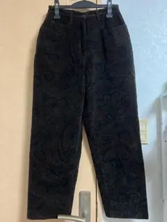 ペイズリー柄　パンツ　古着　USA製