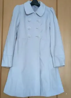 ※最終値下げ※ アクシーズファム　ライトブルー ロングコート　axesfemme