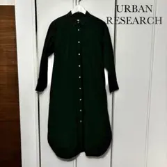 URBAN RESEARCH ブラック シャツワンピース