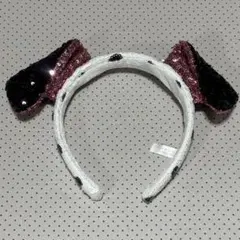 101匹わんちゃん　カチューシャ　ディズニー　スパンコール　ダルメシアン