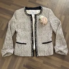 【美品】UNTITLED ノーカラージャケット サイズ1