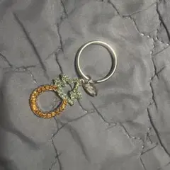 パイナップルモチーフ キーホルダー ラインストーン