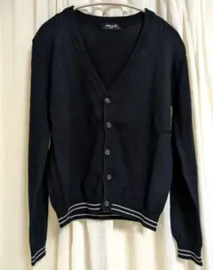 COMME CA ISM カーディガン 160cm 紺色