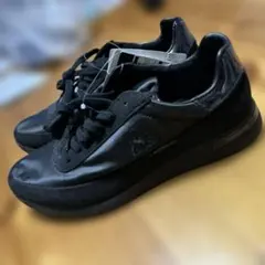値下げ中❣️le coq sportifスニーカー　ブラックのサムネイル