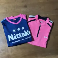 卓球ウエア半袖長袖2枚セット