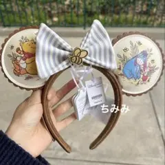 香港ディズニー新作　森のプーさんと仲間たち　カチューシャ