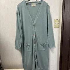 ハートマーケットミントグリーン ロングカーディガン美品！のサムネイル