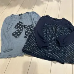 COMME CA ISM コムサ　長袖 Tシャツ 120A ２枚セット