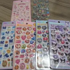 3Dシール、6枚セット☆