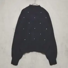 Rose Farm♡ハイネックニット ライトストーン 秋冬 M