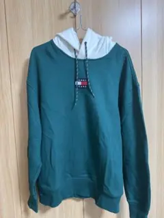 TOMMY JEANS パーカー グリーン ホワイトのサムネイル