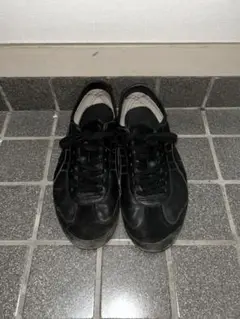 【箱あり】Onitsuka Tiger ブラックスニーカー