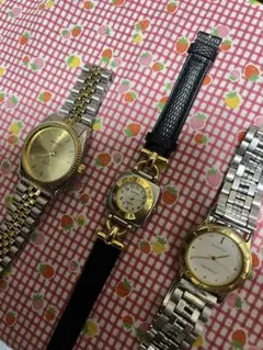 不動時計3本セット　madras. vitaroso. orrington