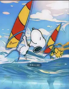 ダイヤモンドアート　スヌーピー　夏　サーフィン　キット　ビーズアート