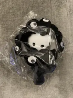 ポチャッコ　ミャクミャクなりきりぬいぐるみ　M 黒　関西万博　モノクロ　サンリオ