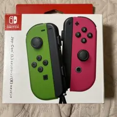 ジョイコン　joy-con ネオングリーン＆ネオンピンク