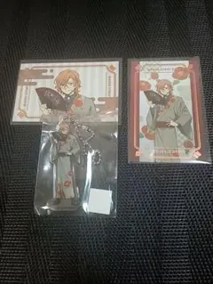 文豪ストレイドッグス 中原中也 花やしき 浅草花祭 箔押し カード アクキー