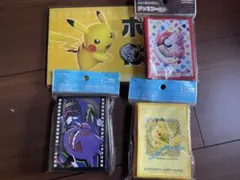 新品　ポケカ スリーブ 64枚入り 3種（ゲンガー、ミモザ、151）　おまけ付