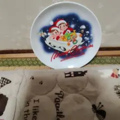 不二家 ペコちゃん クリスマスプレート 1999