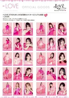 ＝LOVE 生写真 国立キービジュ フルコンプ LOVE イコラブ 国立 キービジュアル 生写真 全メンバー フルコンプ