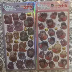 名探偵コナン うるちゅる POP SEAL シール 2枚 きゃらペコ クラックス