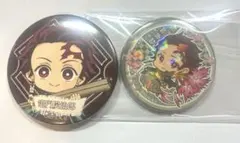 鬼滅の刃 缶バッジ 竈門炭治郎 誕生花 ホログラム レア トレーディング