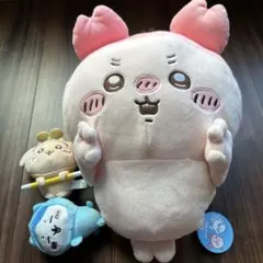 ちいかわ　古本屋　モモンガ　BIGぬいぐるみ➕ハチワレ