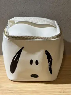 スヌーピー 収納バニティポーチ&ウッドストックミラーのセット