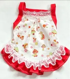 犬服ハンドメイド【セーラー襟付きフリフリタンクトップ】 - メルカリ