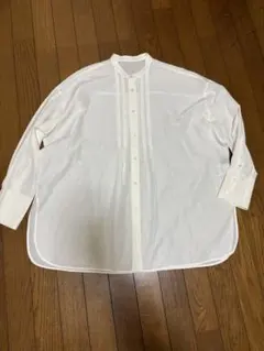 ëpa ピンタック スタンドカラーシャツ ホワイト - メルカリ