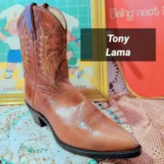 レア/トニーラマ/TonyLama/ウエスタンブーツ/バイク/ヒッピー/古着