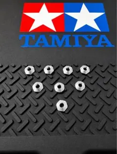 ミニ四駆　面取り済みM2皿ナット　タミヤ　TAMIYA
