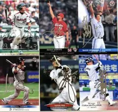 BBM 銀箔サイン　カードセット　プロ野球カード