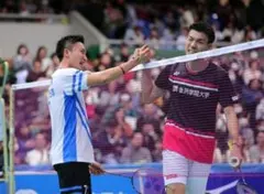 ヨネックス　ウェア　XOサイズ ゲームシャツ　バドミントン　坂井 対 桃田賢斗