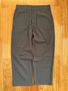 searoomlynn】2tuck 2loopテーパードコットンパンツ グレー - メルカリ