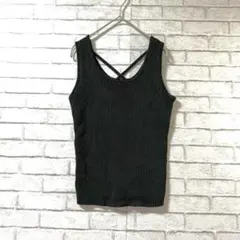 【リゼクシー】リブクロスストラップタンクトップFレイヤード インナーノースリーブ