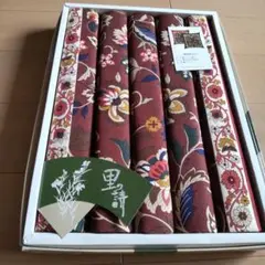 座布団カバー 花柄５枚【未使用新品】