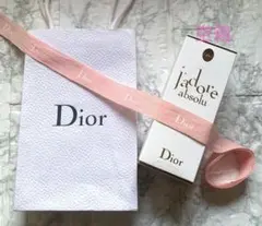 Dior ディオール　紙袋/ピンクリボン/ジャドール　パルファン空箱　50ml