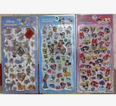 プチドロップステッカー　ディズニー　パワパフ　ミッキー　ピーターパン　正規品