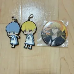 黒子のバスケ ラバーストラップ 缶バッジ